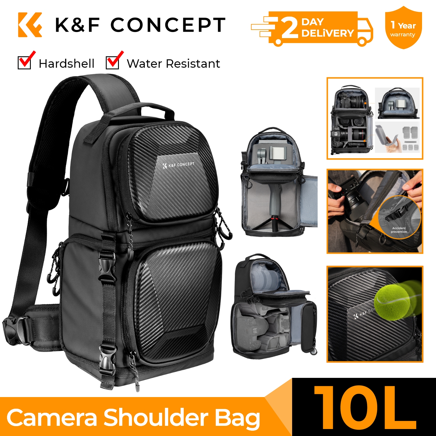 Bolso bandolera para cámara K&F CONCEPT: comparativa de precios