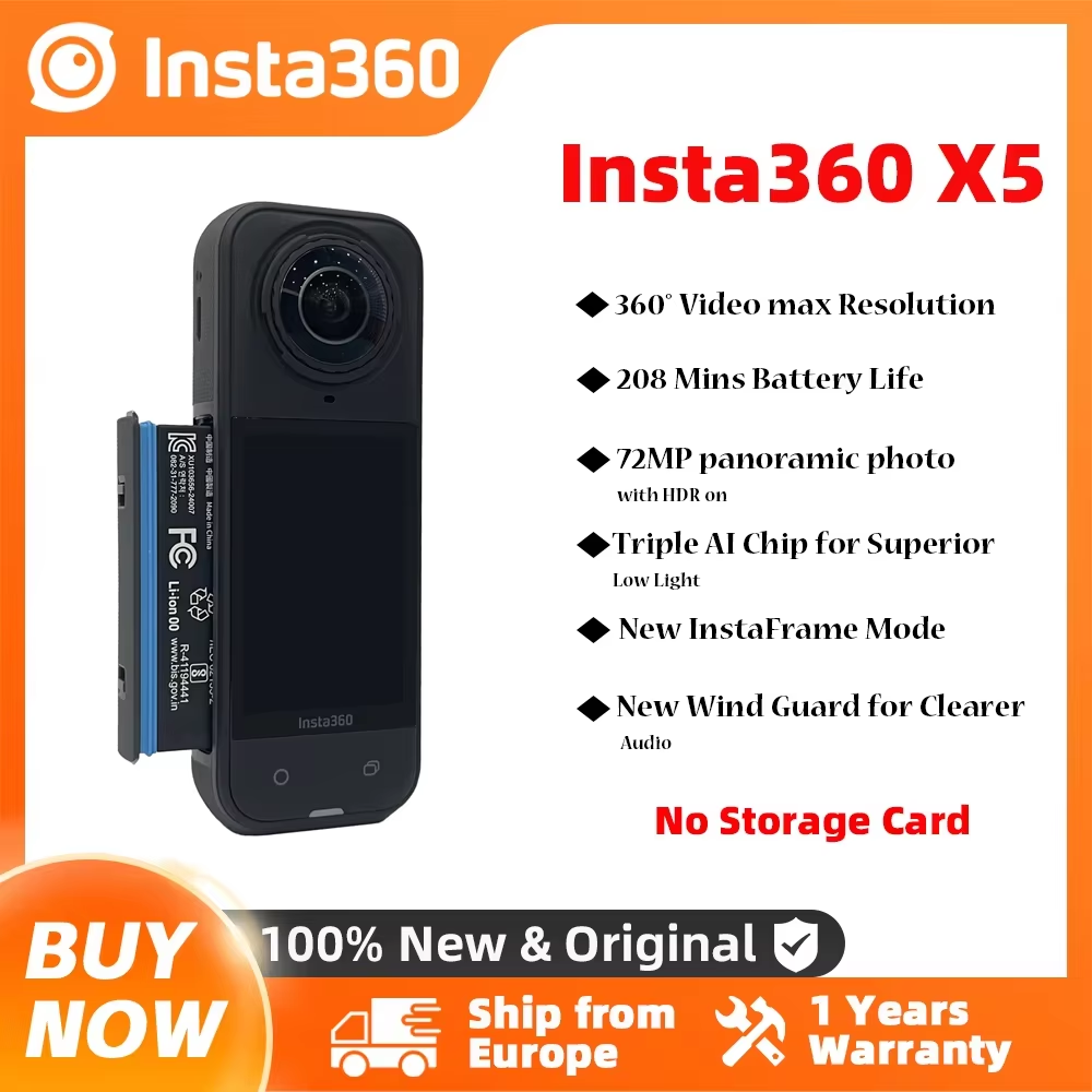 Nueva Cámara de Acción Insta360 X5 8K: precio y opiniones