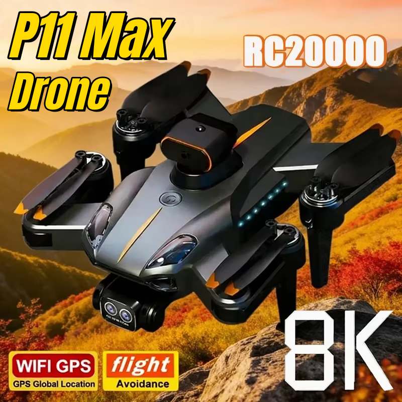 Nuevo Dron P11 Max con GPS, 8K HD, 5G: precio y opiniones