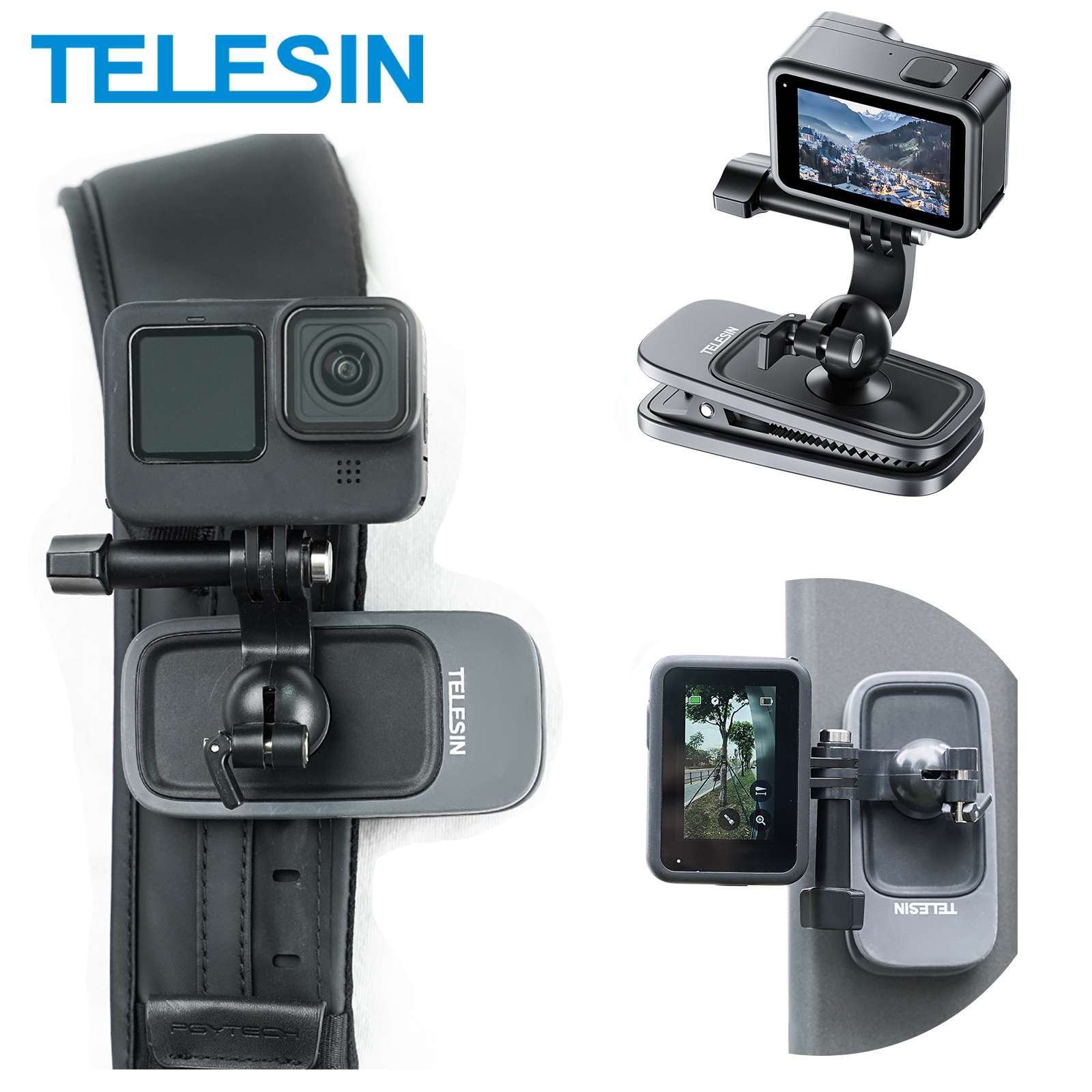 TELESIN 360 ° Soporte de abrazadera de: precio y opiniones