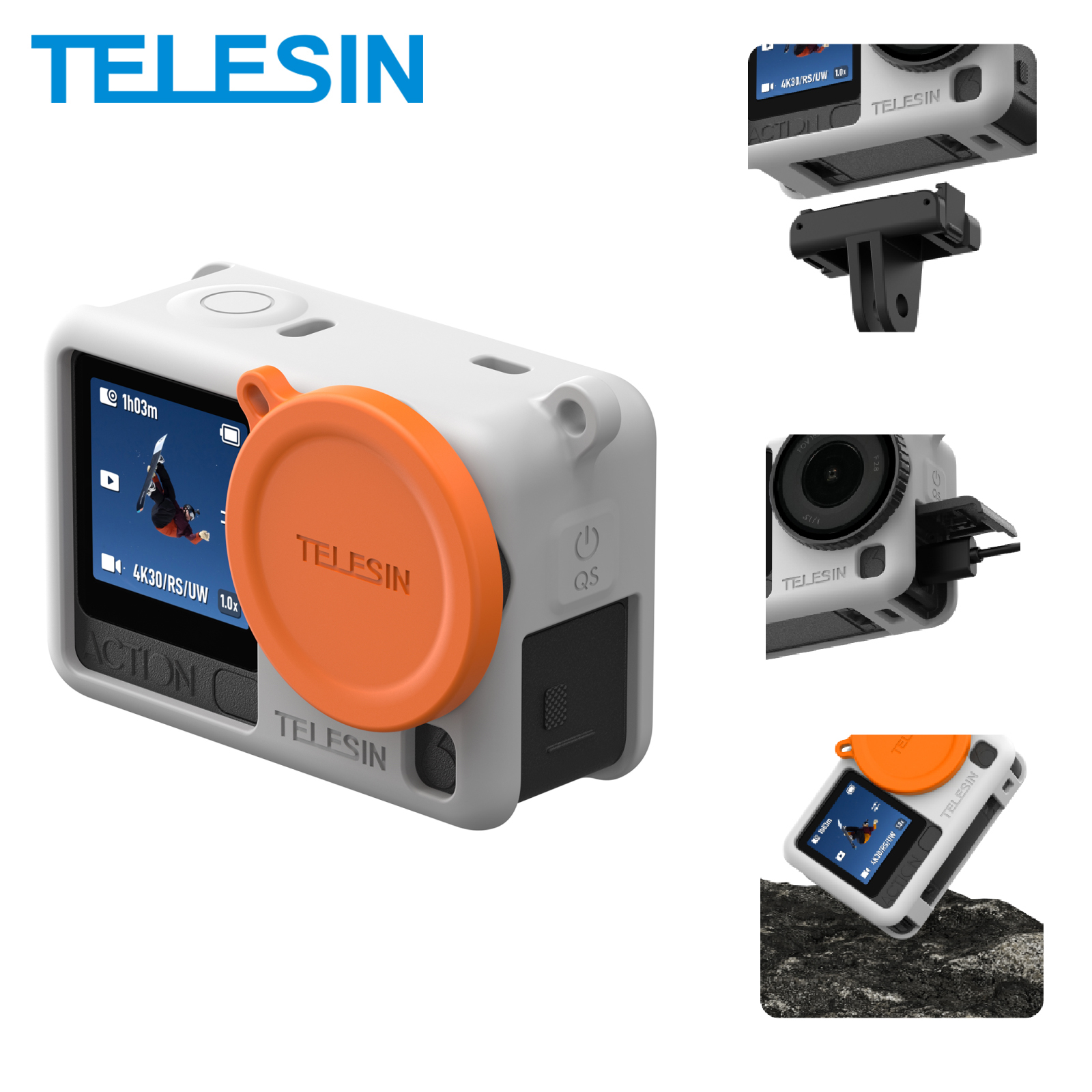 TELESIN Funda protectora de silicona para: precio y opiniones