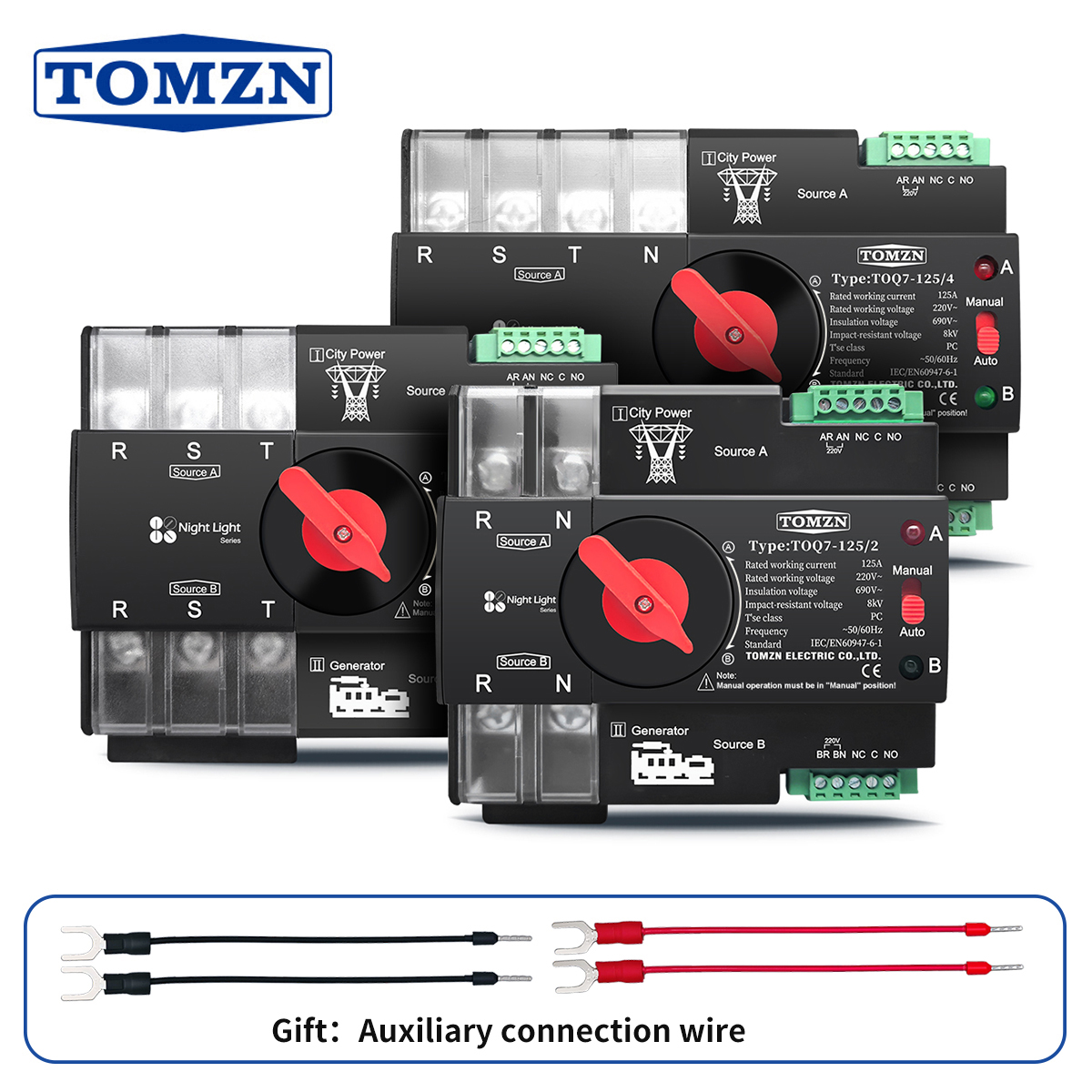 TOMZN Din Rail 2P 3P 4P ATS Doble: precio en Espana y alternativas